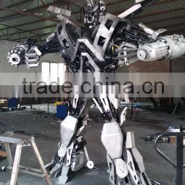 2.5meters High Ironhide Large Outdoor Sculpture Cartoon Figure Iron Man Sculpture for Public Plaza Exhibition Celebration photo-3