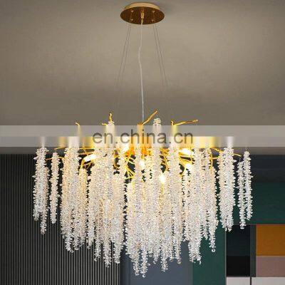 Modern Restaurant Tree Branches Chandelier Creative Light Luxury Chandelier For Living Room