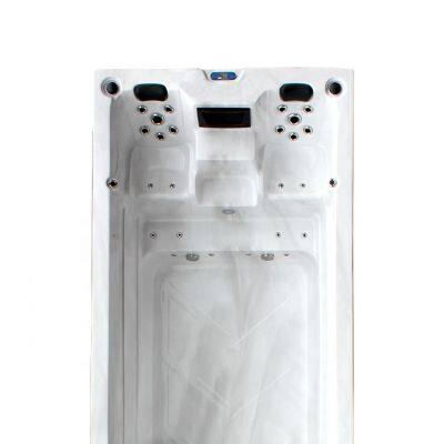 JOYSPA JY8801 China Factory Luxury Rectangle Acrylic Freestanding Spa Massage Endless Swimming Pool photo-5