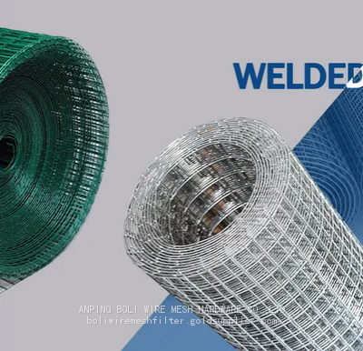 PVC Coated electro galvanized mesh welded Wire mesh panel and rolls. high quality competitive price BOLI WELDED MESH