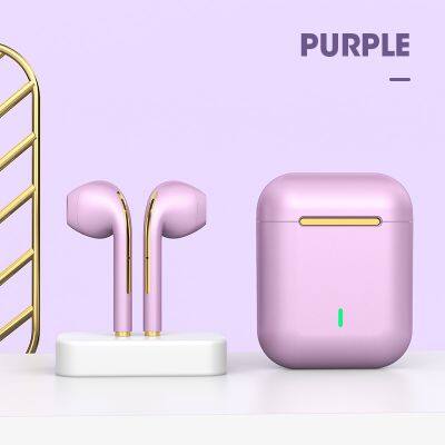 2021 New Arrivals Earpiece True Auriculares Stereo BT 5.0 Earbuds Macaron Wholesale Wireless Earphone Headphone J18 TWS photo-3