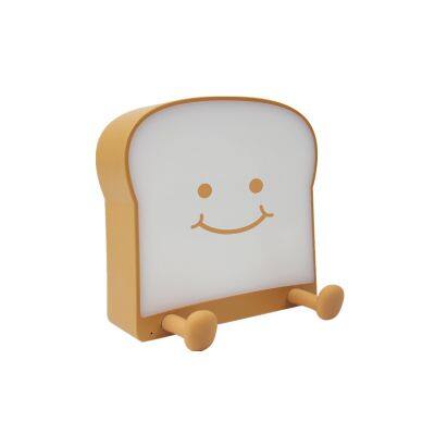 LED charging sensor bedside lamp single and double sides toast night lamp