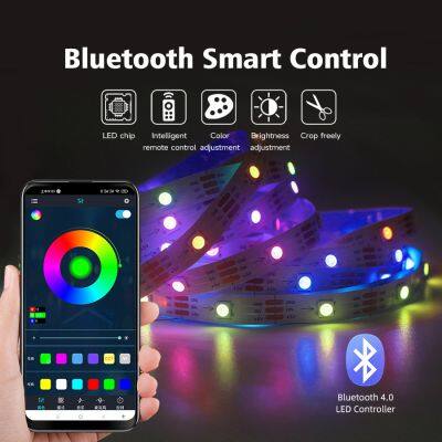 Factory Price Gaming Room Decoration Tv Backlight Light 5M 5v 5050 Waterproof Flexible Led Light Strip With Remote Control
