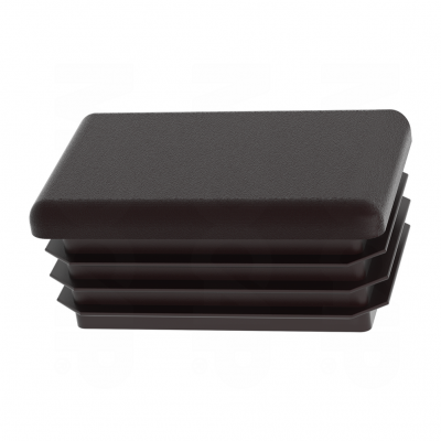 Plastic End Cap for Rectangular Pipe 50mmx25mm
