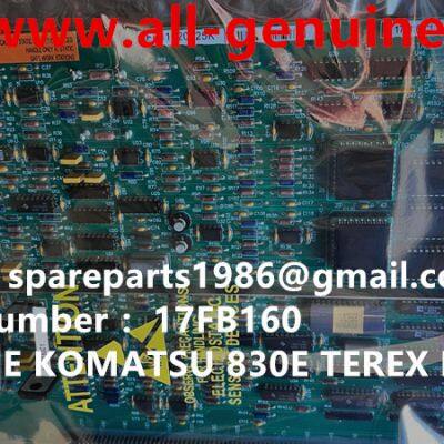 17FB160  CARD GE MT4400AC MT3600 KOMATSU 8830E 930E TEREX BELAZ 75131 MINING DUMP TRUCK HAULER
