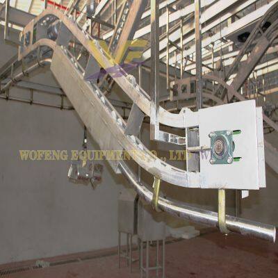 China Quarter Carcass Slope Lifting Machine Cow Abattoir Equipment Butchery Equipment Beef Processing Machine