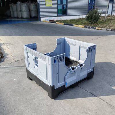 Европейский стандартный пластиковый складской контейнер-паллет, совместимый для склада и международной перевозки грузов