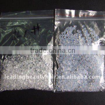 Keration glue grains for prebonded hair extensions keratin glue grains