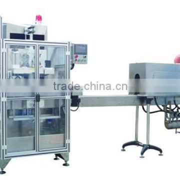 automatic bottle neck shrink lable sleeving machine