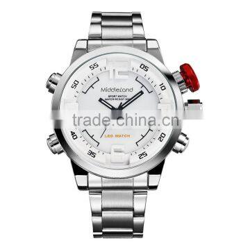 MIDDLELAND famous Brand stainless steel fashion vogue women's lady watch water resistant 3atm