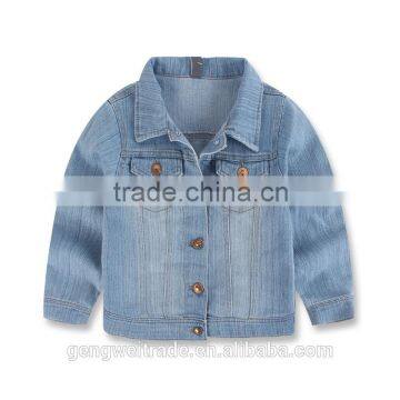 Fashion Children Denim Coat Kids Jacket New Arrival European Style Long Sleeve Cowboy Handsome Boys Coat photo-2
