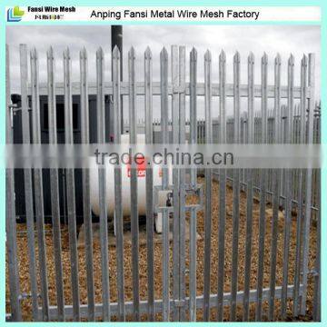 Hot Dipped Galvanized Steel Palisade Security Gate Fences photo-2