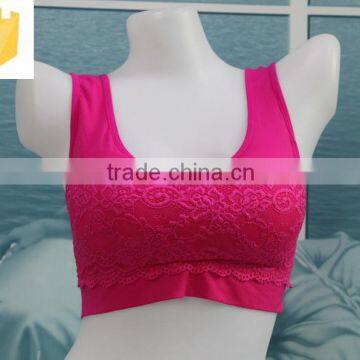 The High Quanlity Wholesale Sexy Push-up Padding Lace Bra Full Cup Breathable Lady Bra