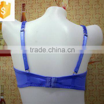 French Emboriedery Lace Bra, Underwire Bra, Purple Bras photo-4