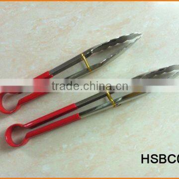 HSBC03 Stainless Steel Food Tongs, Color Dip Food Tongs