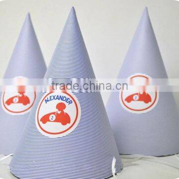 New Design Attractive Paper Cone Hat for Birthday Party