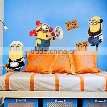 Despicable Me 2 Minion Movie Decal Cartoon Removable Wall Sticker Home Decor Art Kids /ZooYoo Hot Selling Wall Decals ZY1405