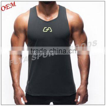 High Quality 100% Cotton Sexy Men Singlets for GYM photo-2