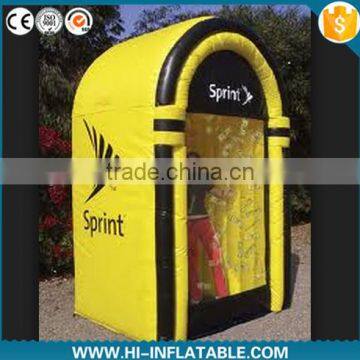 Customized promotional inflatable money booth for advertisment