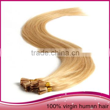 6A Quality Unprocessed Real Brazilian Human Hair Extension 14-30"I-tip Hair Extension