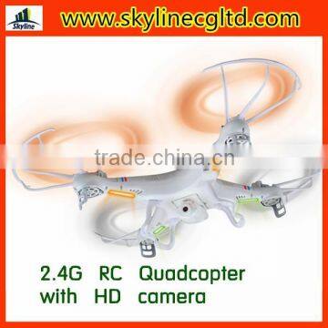 New arrival 2.4G 6 axis gyro RC quadcopter drone with HD camera, RC drone with camera