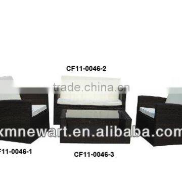 China Manufacturer Rattan Furniture Simple Design Sofa Set