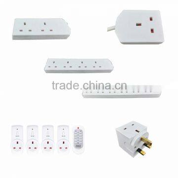 4way UK Socket Power Strip Surge Protector Ith Separate Switches photo-3