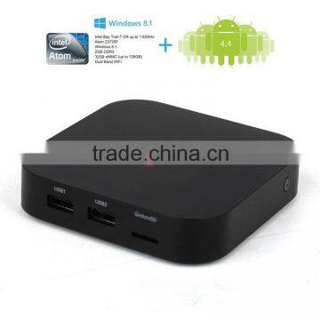 Windows 8.1 remote control LAN port mini pc i5