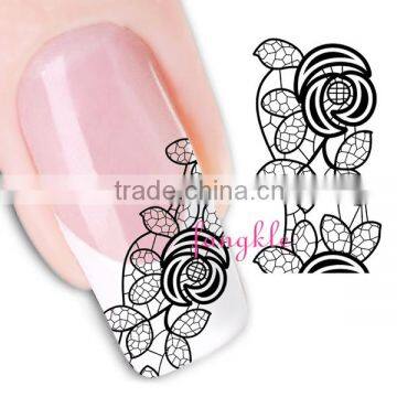 2015 hotselling good quality water transfer nail sticker supplier