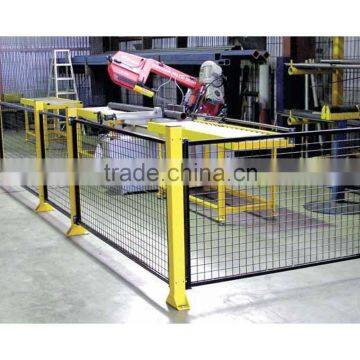 PVC coated welded warehouse fence