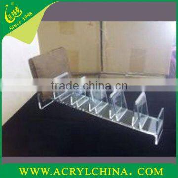 6 layer Clear Acylic Display Stand Rack for Wallet