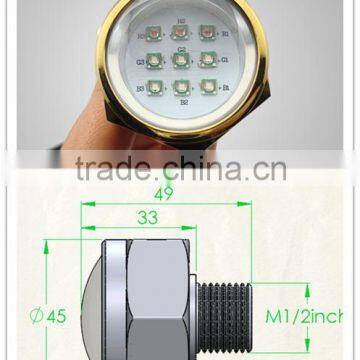 LED Under Water Boat Drain Plug Light Waterproof Yacht Light photo-3