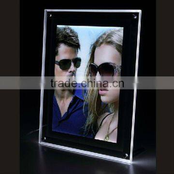 Acrylic Advertising Frame / Display Poster Light Box / sunglass poster advertise