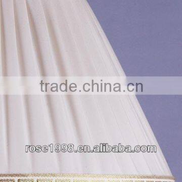 White and Gold Ceramic Lamp Table photo-3