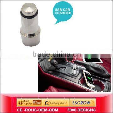 Supply Best Quality car usb charger without spring design, manufacturer of car usb charger