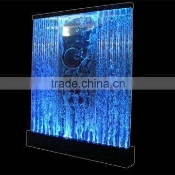 Home Decorative Acrylic LED Water Bubble Wall, Red Bubbling Water Fountain photo-6