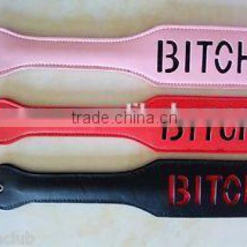 Bondage Fetish BItCH Pattern Paddle, Wife Punishment Spanking Paddle,Sex Toy HK023