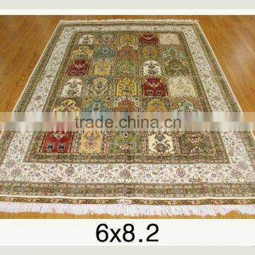 persian handmade silk rug hand knotted persian silk carpets for home hotel villa and prayers