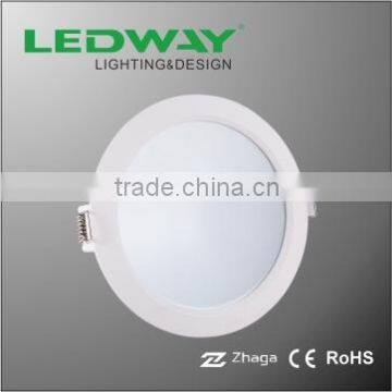 24W CE Rohs COB LED down light with thin height slim panel light recessed down light