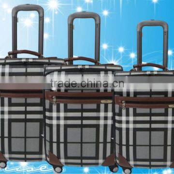 New PU fashion trolley luggage bag