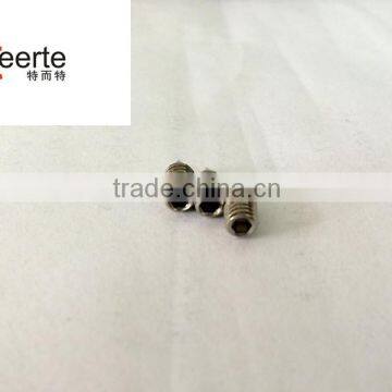 Hexagon socket set screws with cone point
