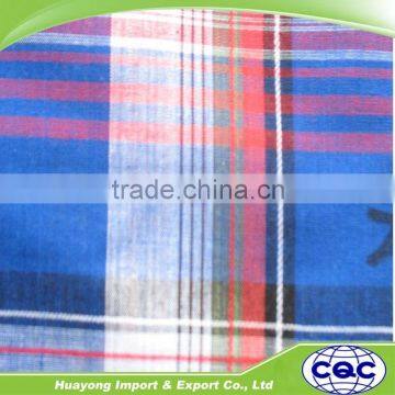 cotton yarn dyed checked shirt fabric for school uniform and dress fabric                        
                                                                                Supplier's Choice