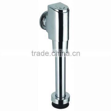 High Quality Brass Time Delay Toilet Flusher, Self Closing Valve, Chrome Finish and Wall Mounted