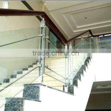 glass stair handrail