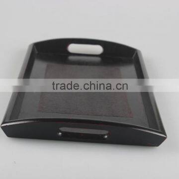 Rectangle Wooden tray with handle Customized