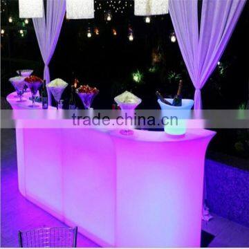 rechargeable table counter led club led bar table counter