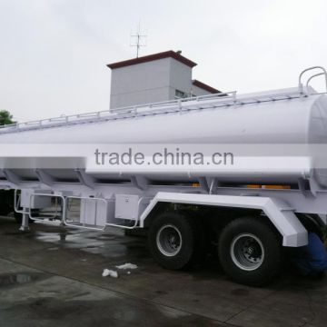 2 axles carbon steel fuel tank trailer for petroleum