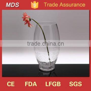 China supplier home decor antique bubble glass vase