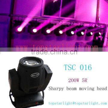 (300pcs stock big promotion)Professional 200w Sharpy 5r Beam Moving Head Light
