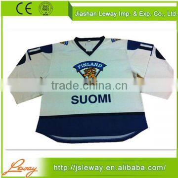 Cheap sublimated 100% polyester inline ice hockey jerseys sublimated rugby shirt